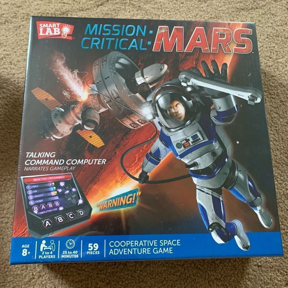 Smart Lab Mission Critical Mars Cooperative Space Adventure Game *New*